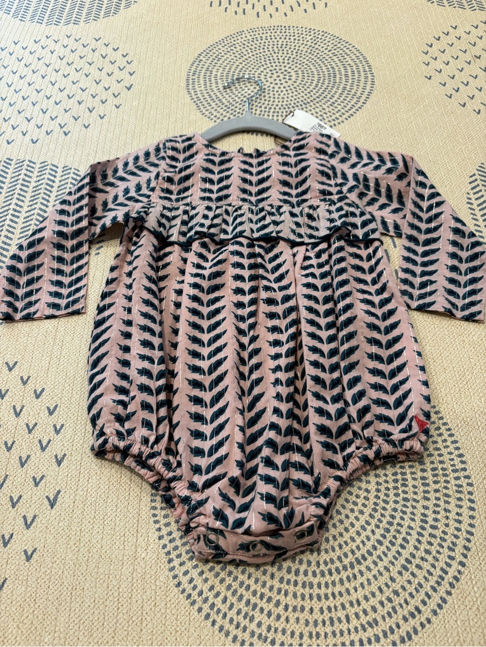 NWT Pink Chicken Frances Bubble Rose Leaves 18-24